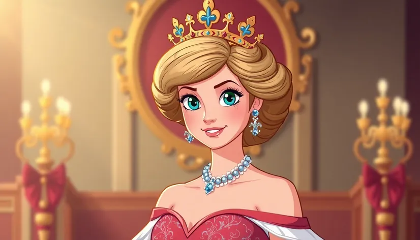 cartoon princess diana