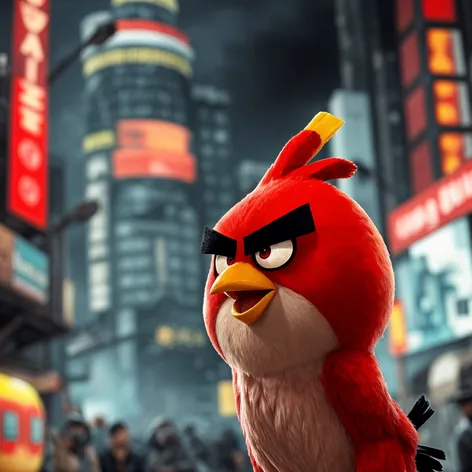 red angry bird