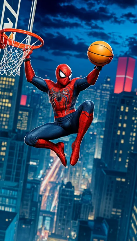 spiderman dunking