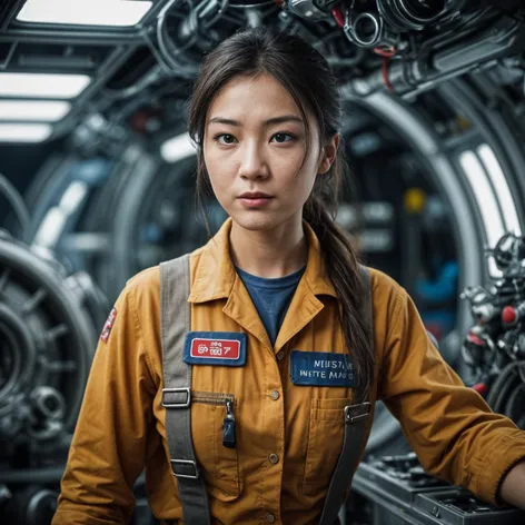 Female Asian Mechanic in