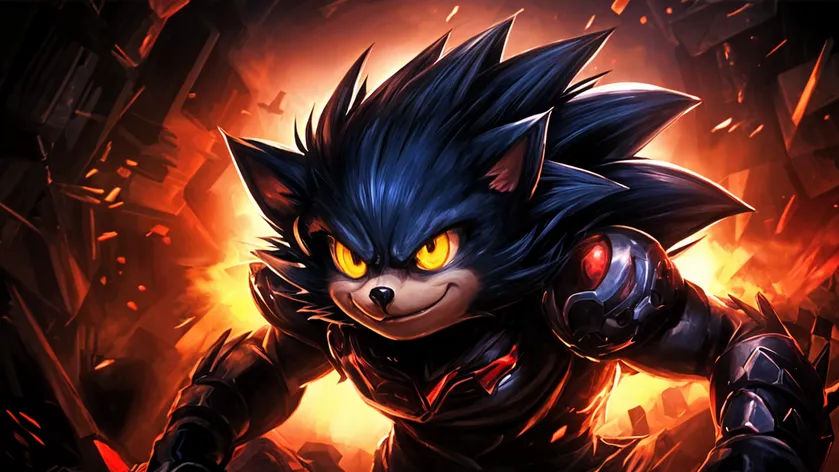 Buff Shadow the hedgehog