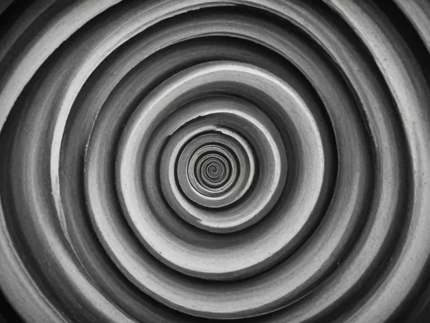 black and white spiral