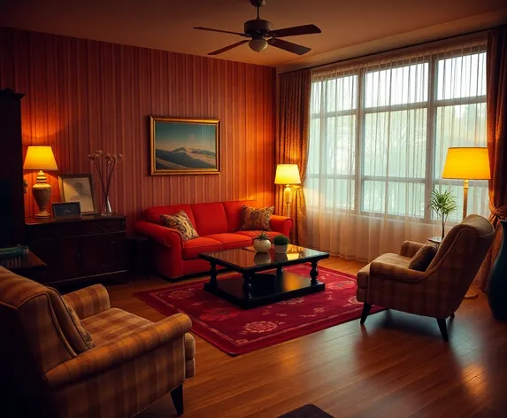 living room 1950s