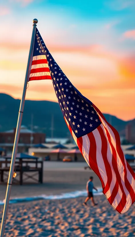 american flag san diego