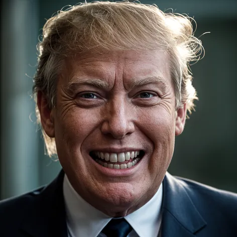 evil smiling donald trump