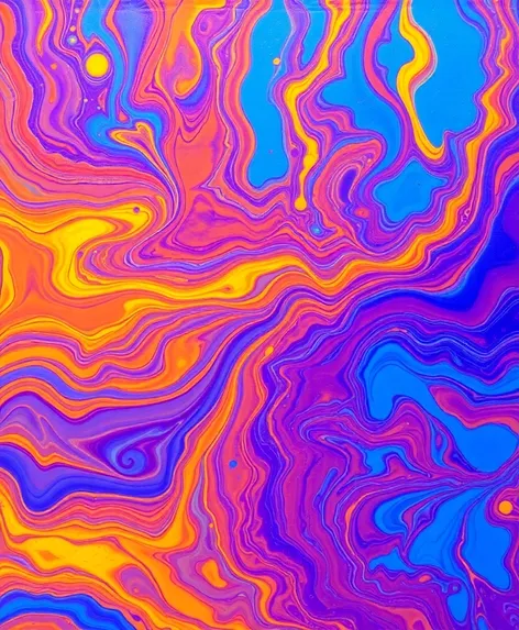 marbling golden acrylics fluid