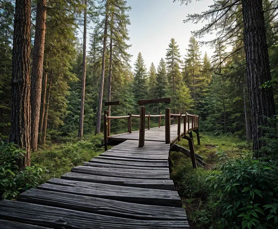 wood bridge