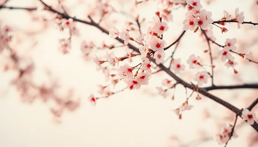 japanese sakura tree painting