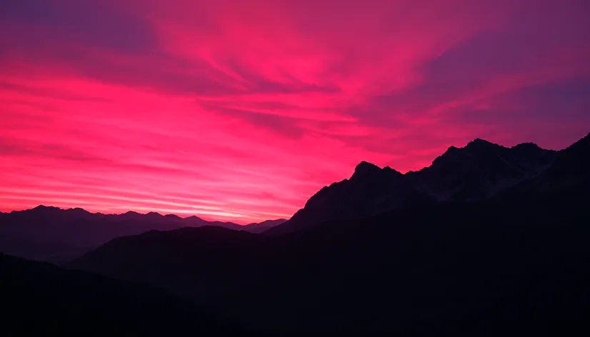 pink sunset