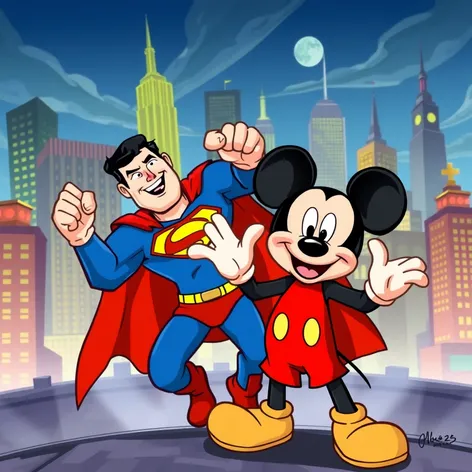 superman mickey