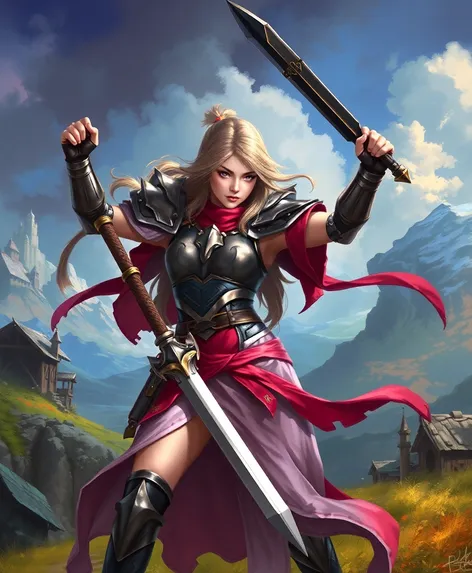 female fighter d&d