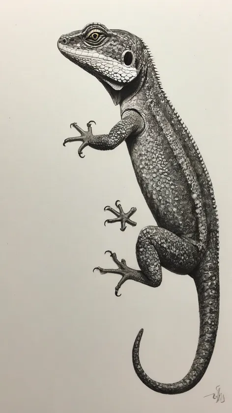 lizard drawing