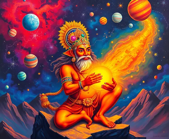 hanuman eating the sun