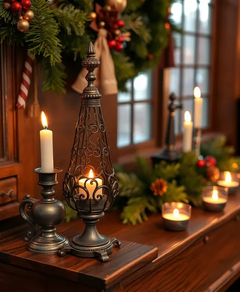 christmas candle holder