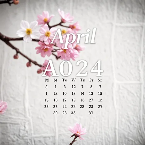 calendar april 2024