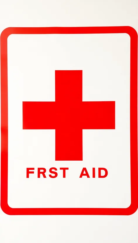 first aid sign