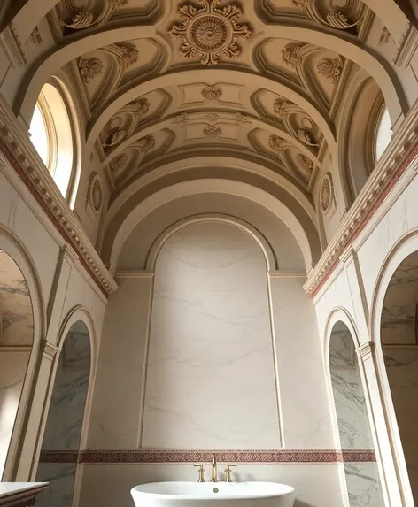 cathedral ceiling bathroom