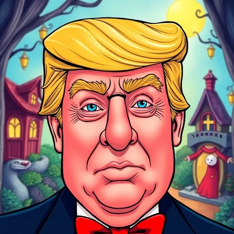 trump with pinochhio nose