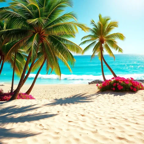 tropical beach wallpaper