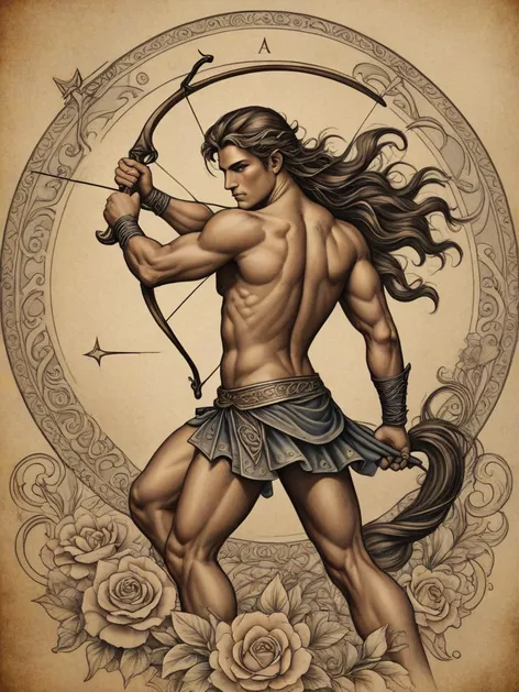 sagittarius tattoo male