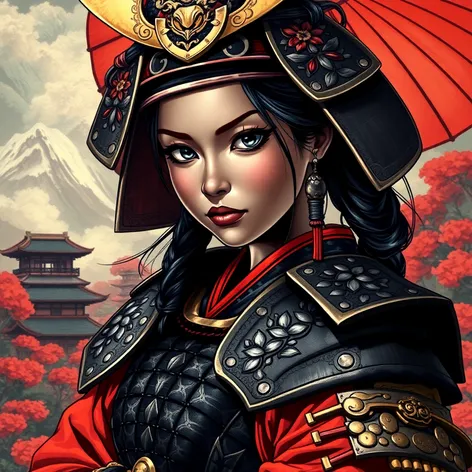 black female samurai