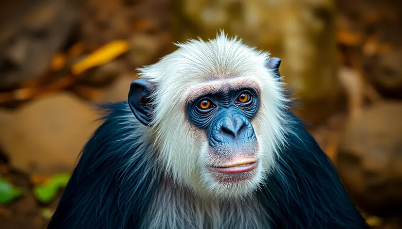 albino chimpanzee