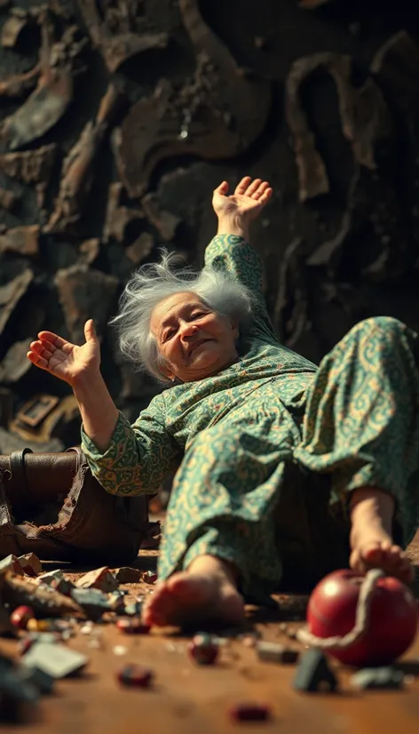 falling old lady