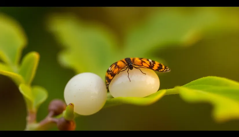 monarch butterfly eggs