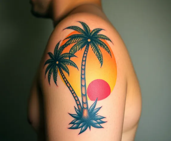 palm tree tattoos