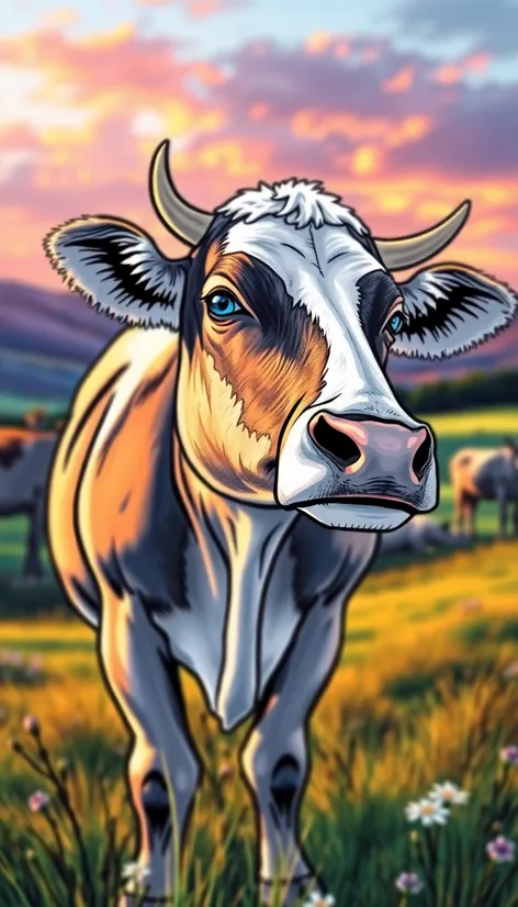 cow coloring page