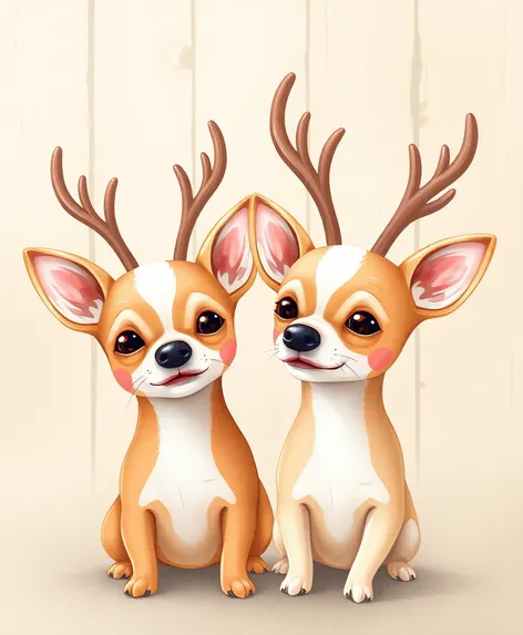 deer head chihuahuas