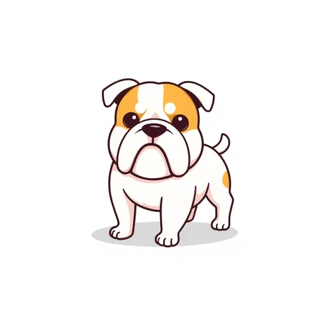 draw simple bulldog