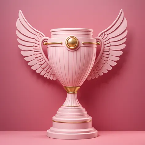 huge pink trophy covered