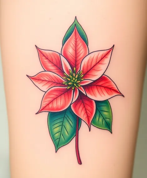 dec birth flower tattoo