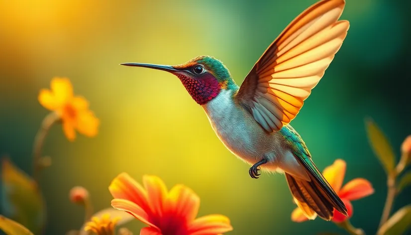 hummingbird art