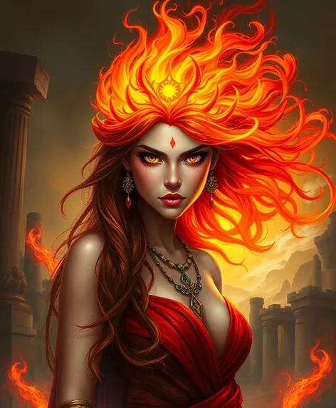 flaming goddess