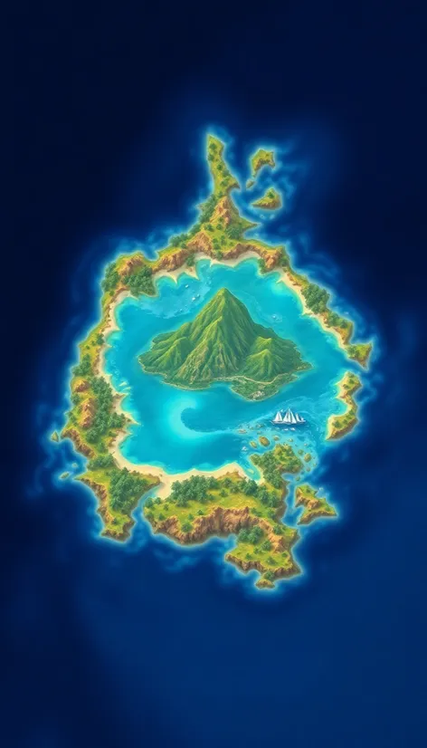 map of bora bora