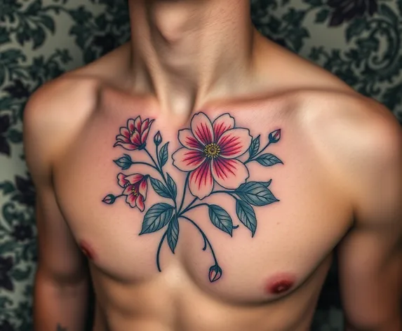 flower tattoos male