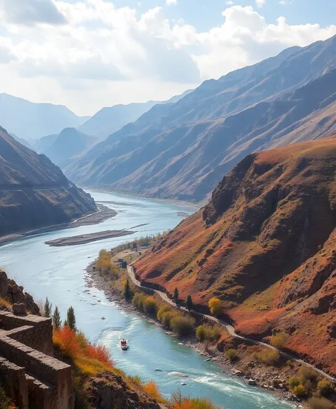 afghan kabul river landscape