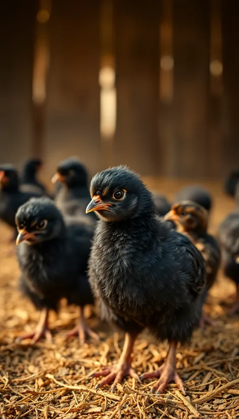 black copper marans chicks