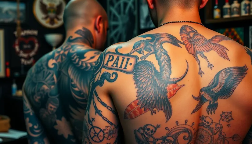 back tattoos men