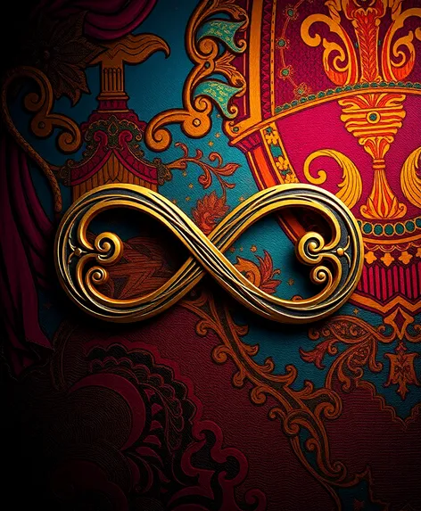 infinity symbol gold