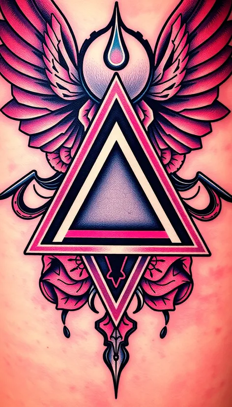 triangle tattoos with meaning