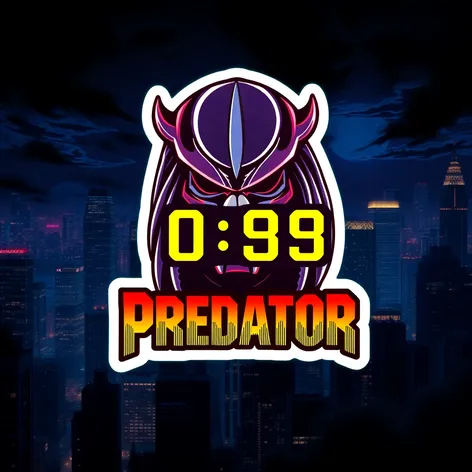 predator countdown sticker