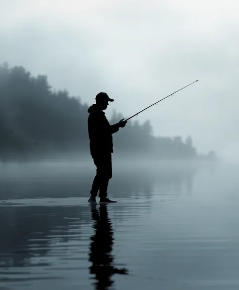 fishing silhouette