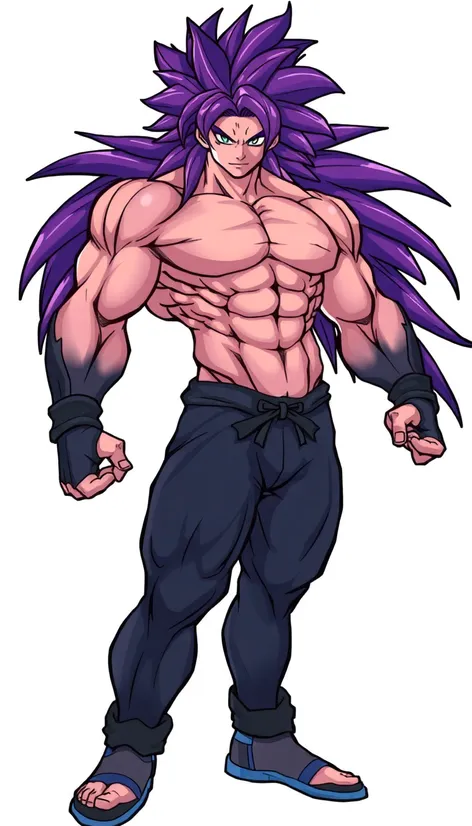 muscle anime character