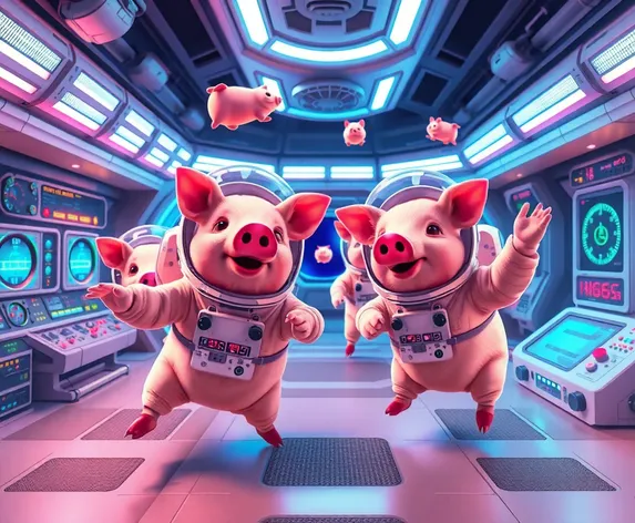 pigs in space stage