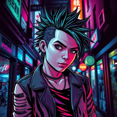 punk anime guy