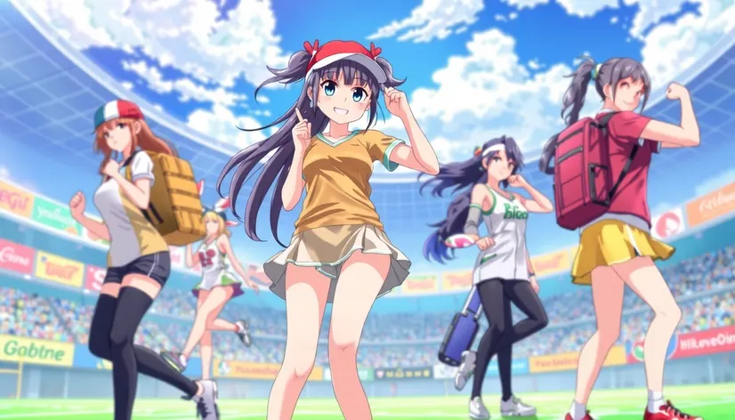 anime girl athletes ai