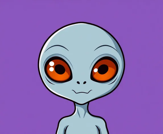 gray alien cartoon